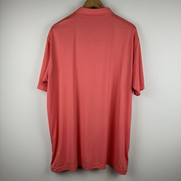 Peter Millar Summer Comfort Performance Polo Mens XL Pink Stretch Golf - Picture 5 of 5